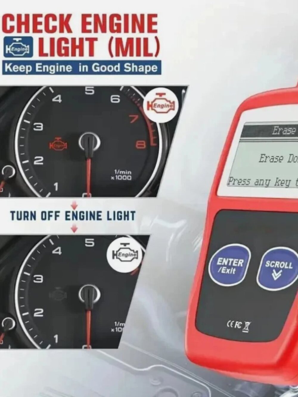 MS309 OBD2 Car Engine Code Reader - Picture 4 of 5